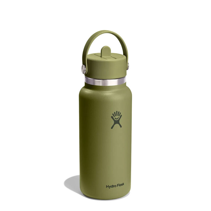 Hydro Flask 32oz (946ml) Wide Mouth With Flex Straw Cap Bottle image number 1